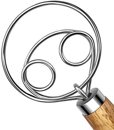 Danish Pancake Pan - 10inch Danish Dough Whisk Stainless Steel