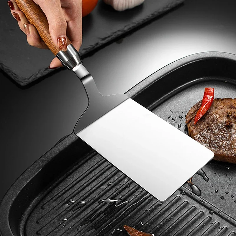 Okonomiyaki Spatula - 1PC Stainless Steel Steak Spatula Pancake