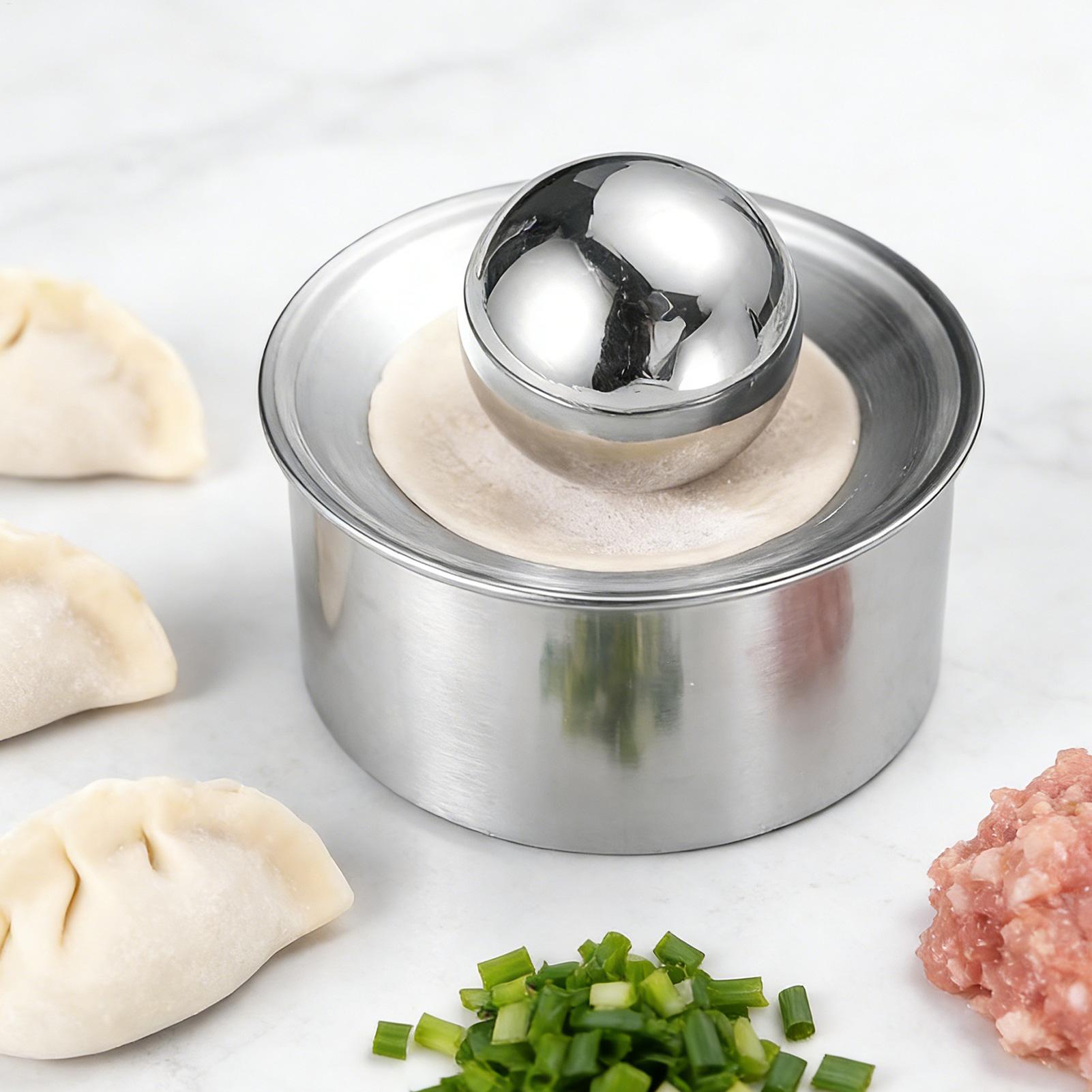 Dumpling Press Set - Manual Dumpling Wrapper Press Machine Dough