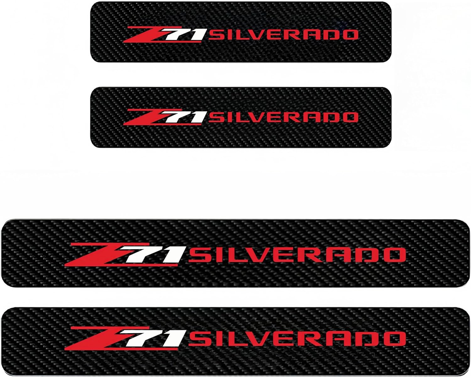 Crepe Pan Carbon - Car Door Sill Plate Guard Sticker