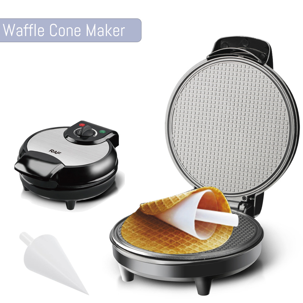 Waffle Cone Maker - ELectric Waffle Cone Maker Machine with
