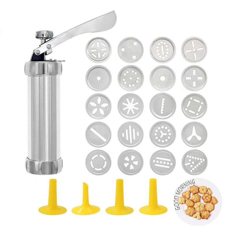 Churros Maker Gun - Multipurpose Aluminum Cookie Maker Press Kit