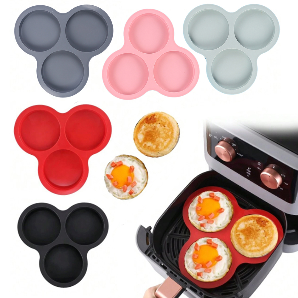Egg Waffle Pan - Silicone Egg Mold Air Fryer Egg