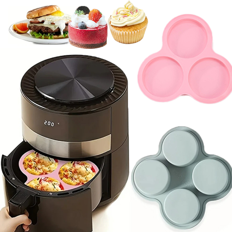 Egg Waffle Pan - Reusable Silicone Air Fryer Egg Mold