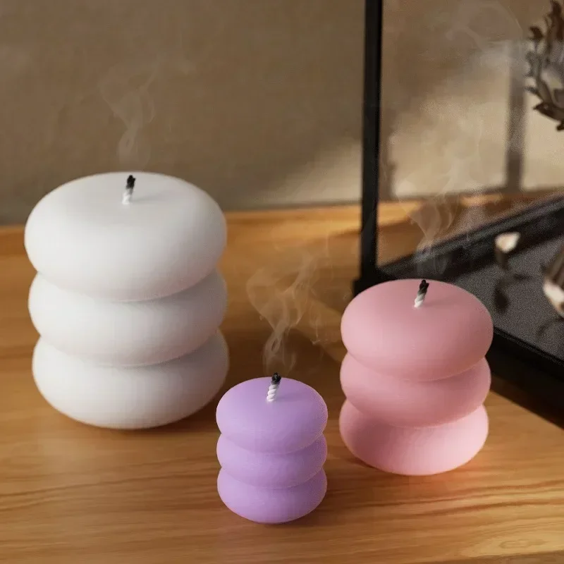 Donut Mold Silicone - New Product Explosion 3D Creative Stacked