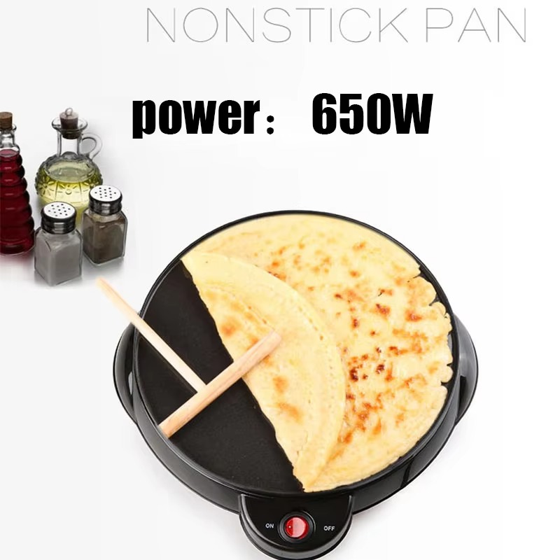 Mini Pancake Griddle - 220V 650W Kitchen Electric Crepe Maker