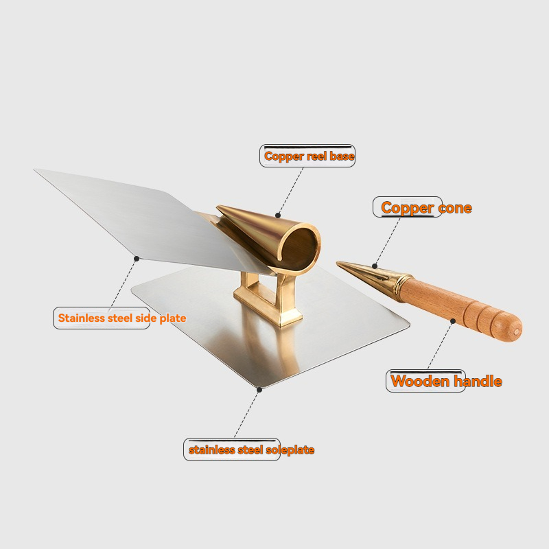 Waffle Cone Maker - Professional Copper Cone Tool, Large Size