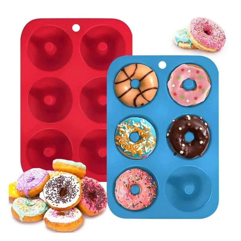 Donut Mold Silicone - 1/2pcs Silicone Muffins Donut Mold 6