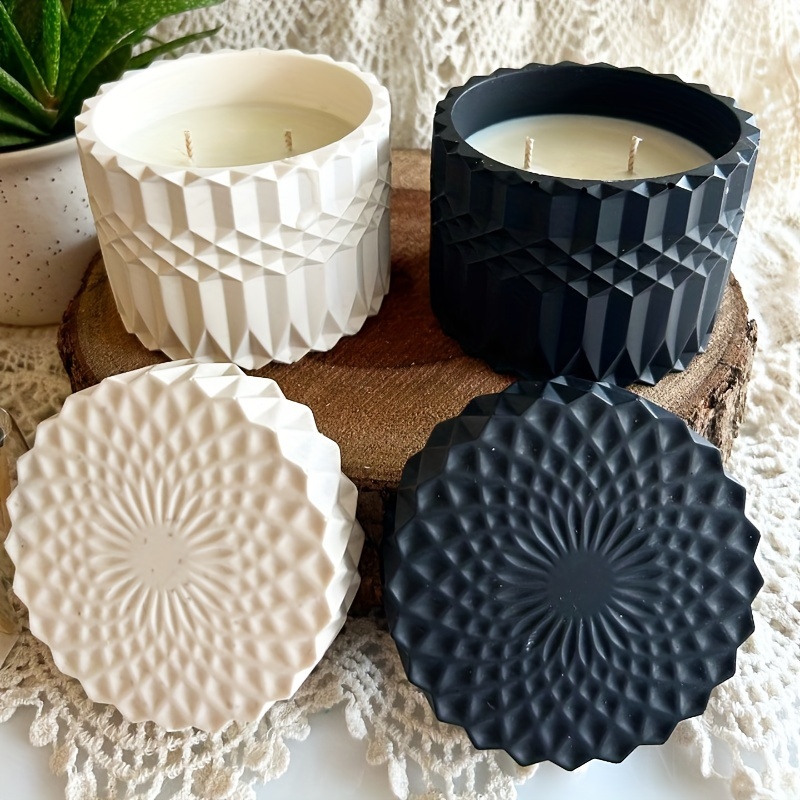 Potsticker Mold - 1set Ripple Candle Cup Resin Mold