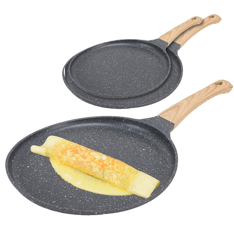 Egg Waffle Pan - Ceramic Coating Egg Pancake Griddle Pan