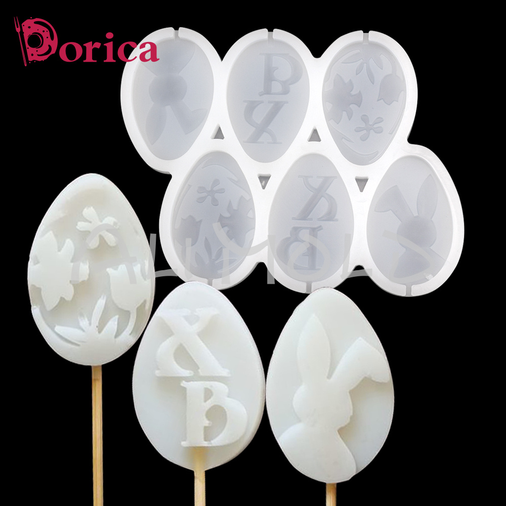 Bunny Cake Mold - Dorica Bunny Pattern Easter Eggs Silicone