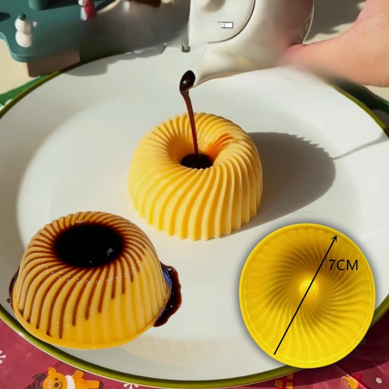 Donut Mold Silicone - Silicone Crème Brûlée Cupcake Muffin Donut
