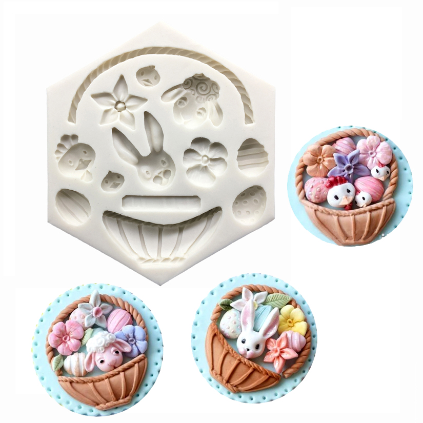Bunny Cake Mold - Easter Bunny Silicone Mold Fondant Cake