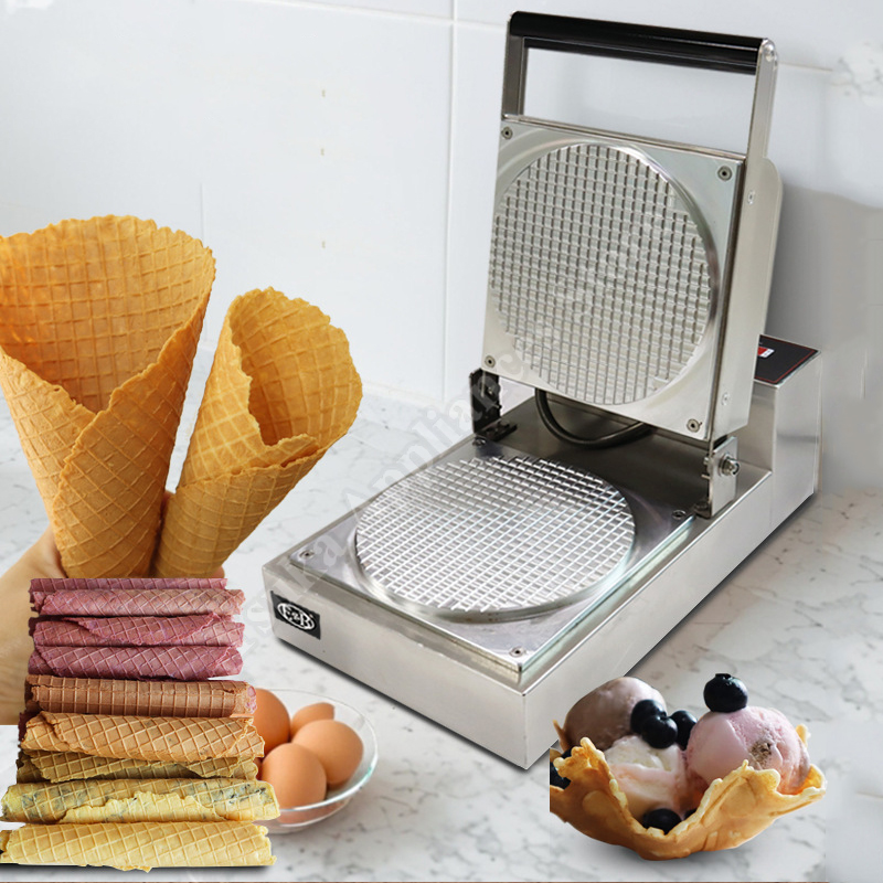 Waffle Cone Maker - Roll Machine Maker Electric Small Crispy