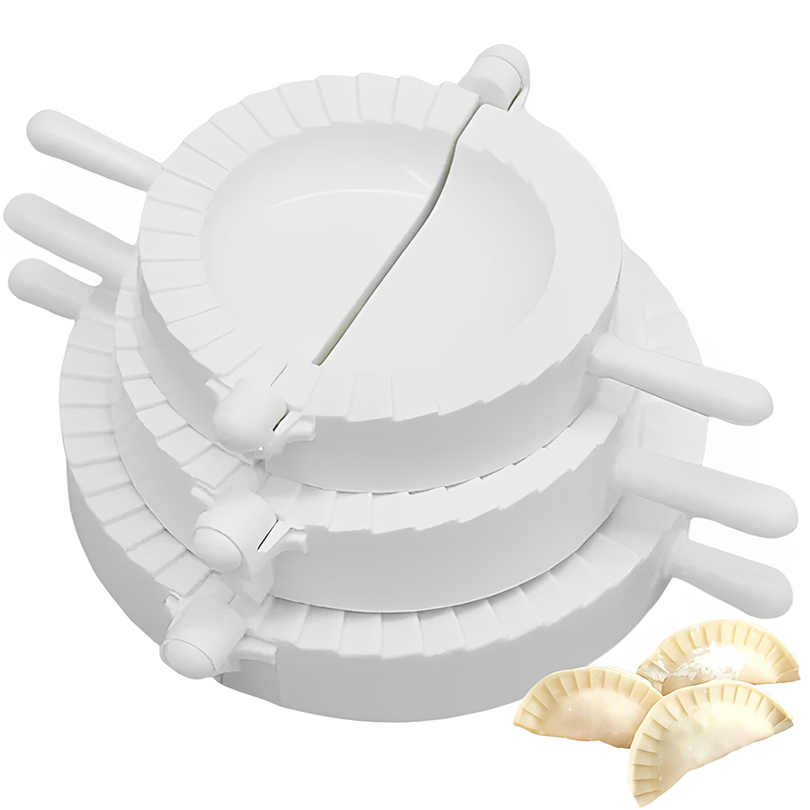 Dumpling Press Set - 3pcs/set 7-10cm Plastic Dumpling Maker Convenient