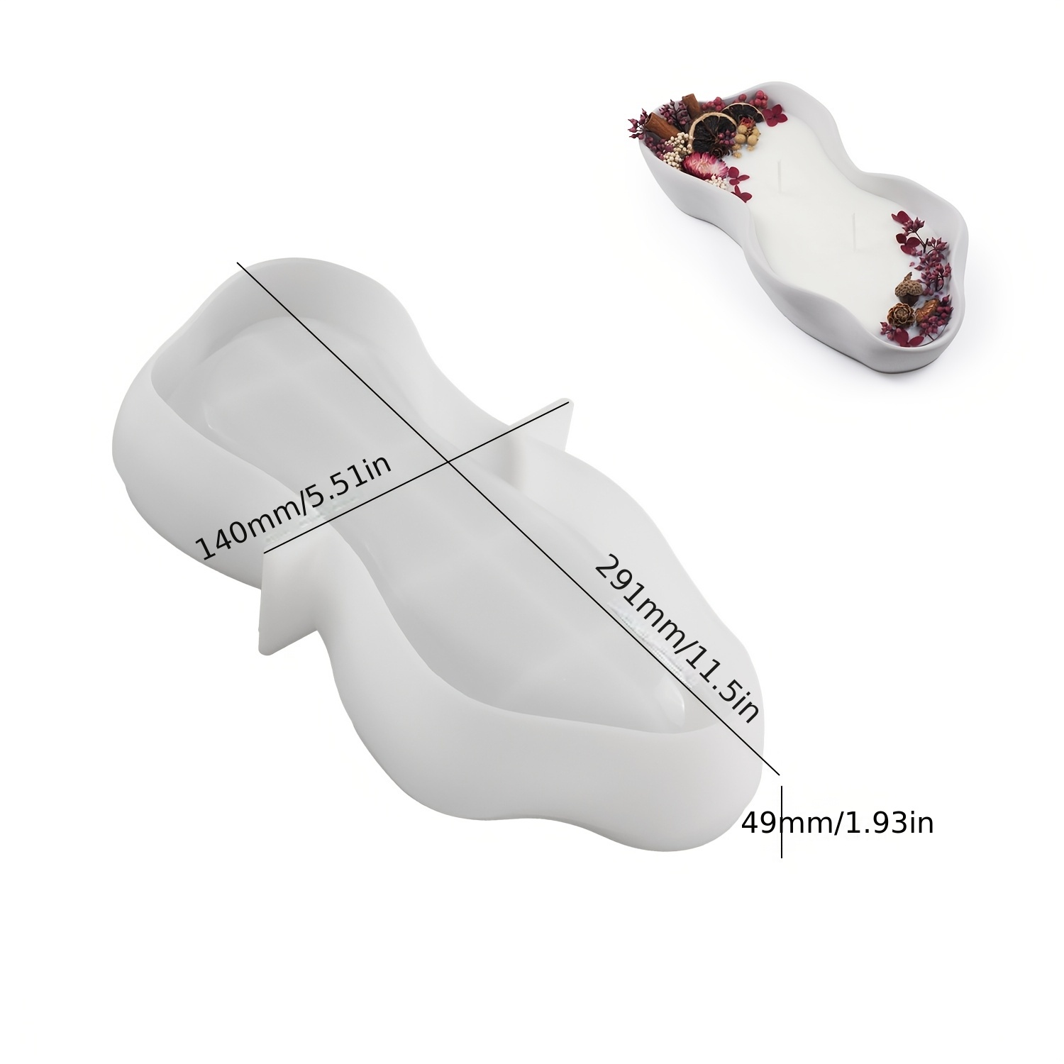 1 Large Irregular Oval Silicon - огляд і ціна Potsticker Mold