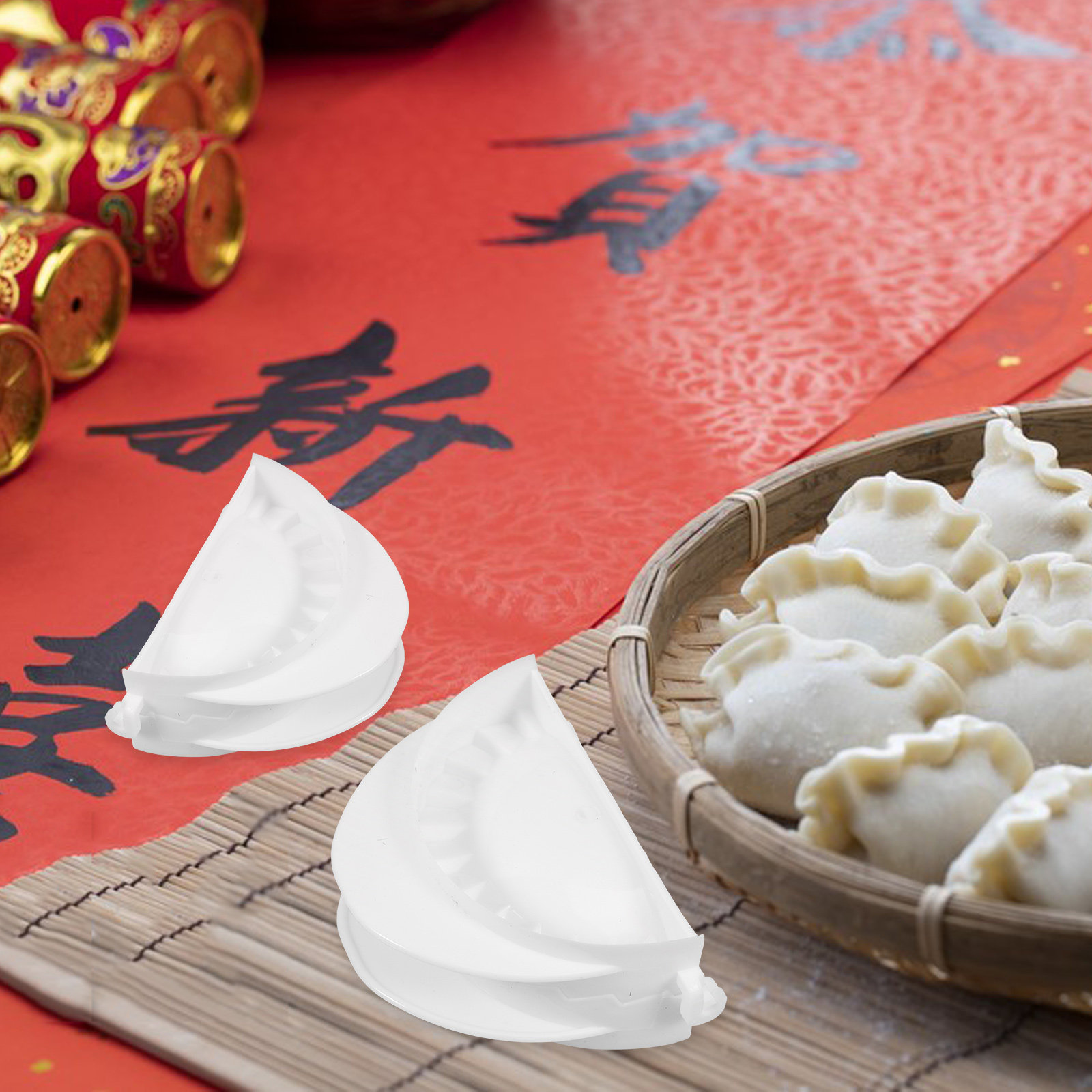 4Pcs Dumpling Maker Set PP Mat - огляд і ціна Dumpling Press Set