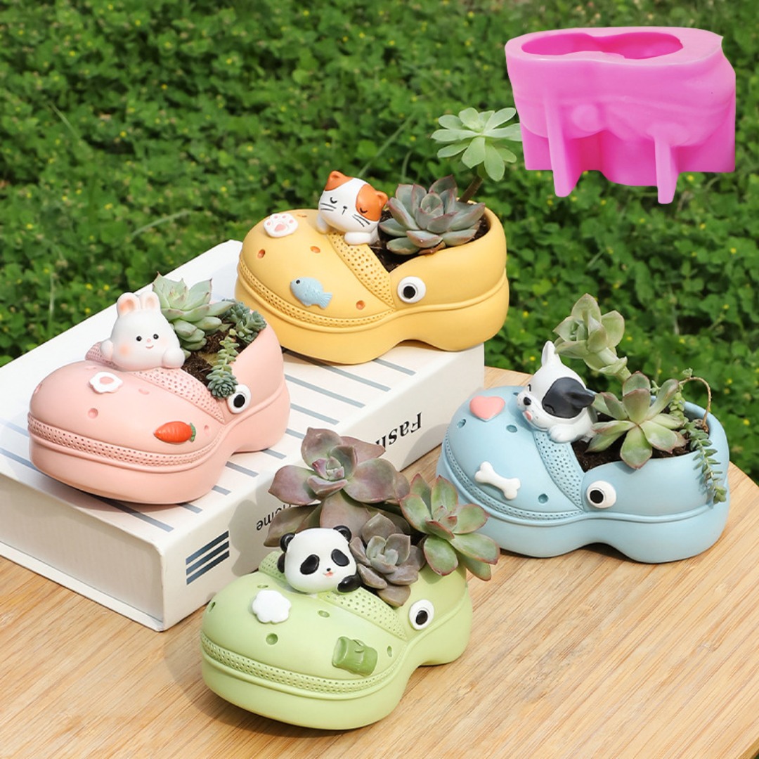 3D Animal Slippers Succulent P - огляд і ціна Potsticker Mold