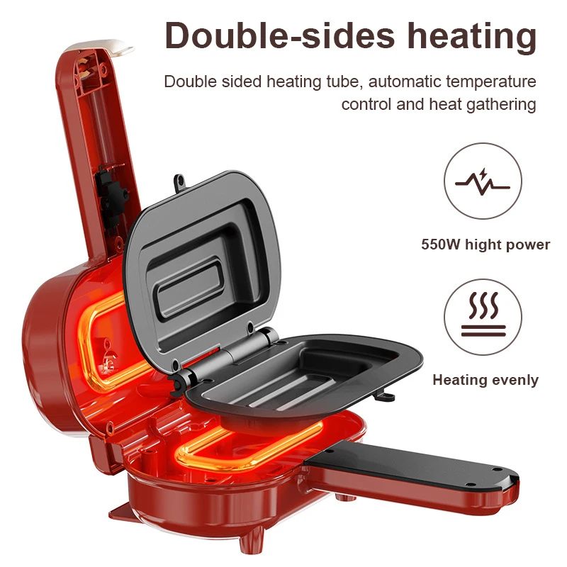 Double-Sided Seal Press Sandwi - огляд і ціна Hot Dog Press