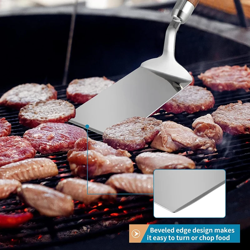 Stainless Steel Spatula with W - огляд і ціна Okonomiyaki Spatula