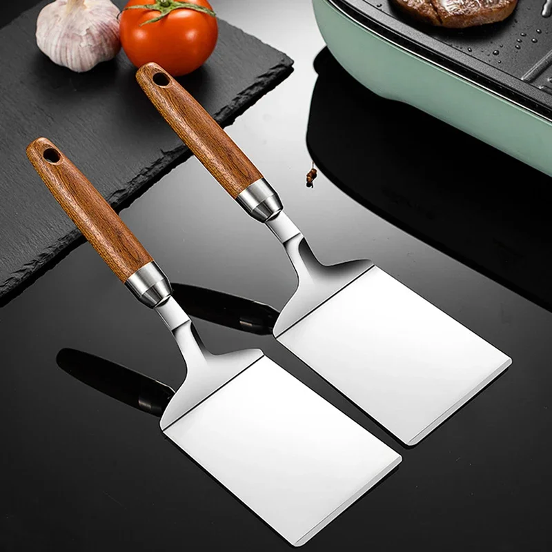 1PC Stainless Steel Steak Spat - огляд і ціна Okonomiyaki Spatula