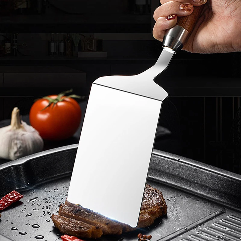 1PC Stainless Steel Steak Spat - огляд і ціна Okonomiyaki Spatula