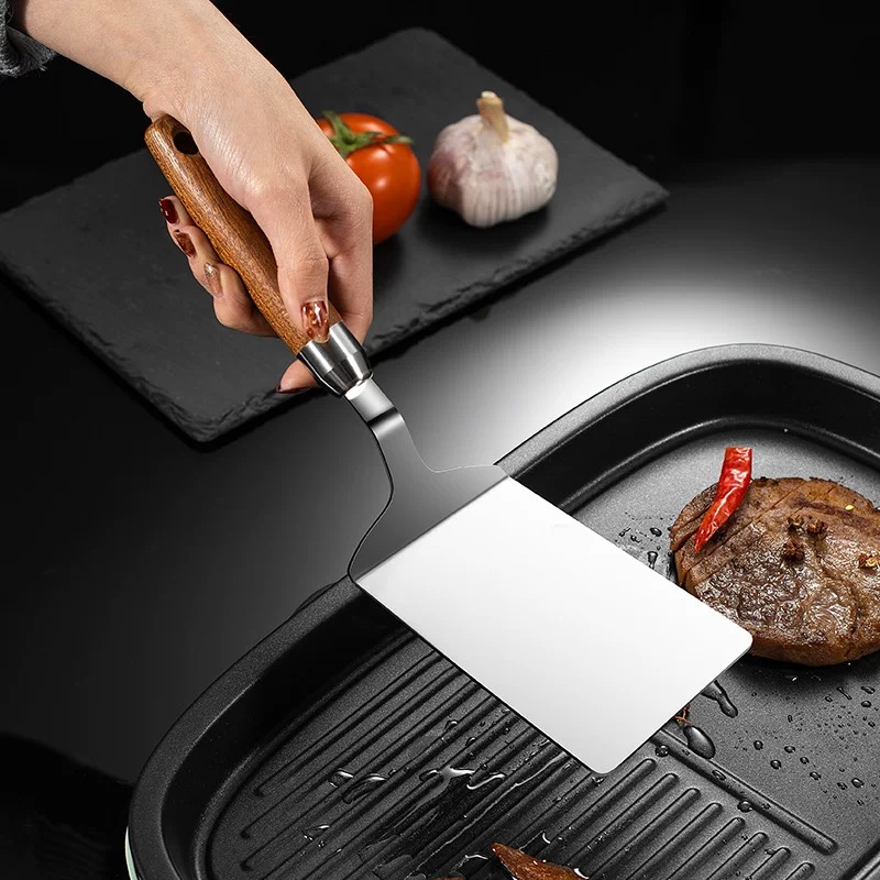 Stainless Steel Frying Spatula - огляд і ціна Okonomiyaki Spatula