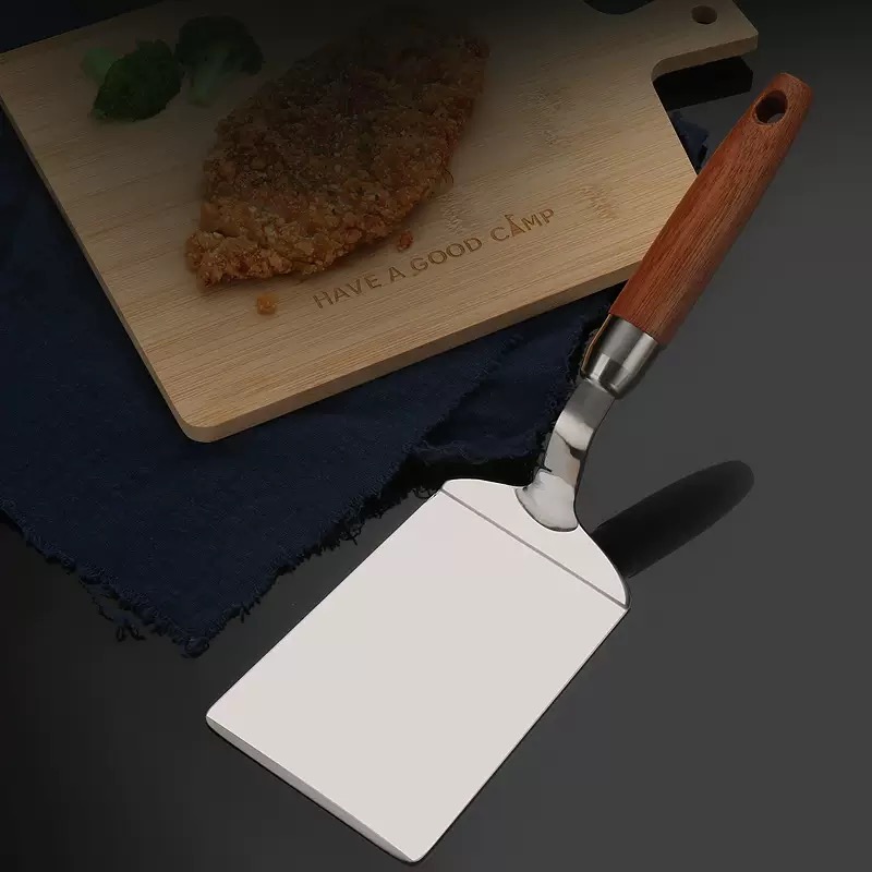 Stainless Steel Frying Spatula - огляд і ціна Okonomiyaki Spatula