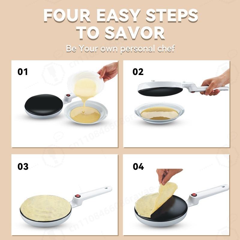 Household Mini Crepe Maker Pan - огляд і ціна Spring Roll Wrapper