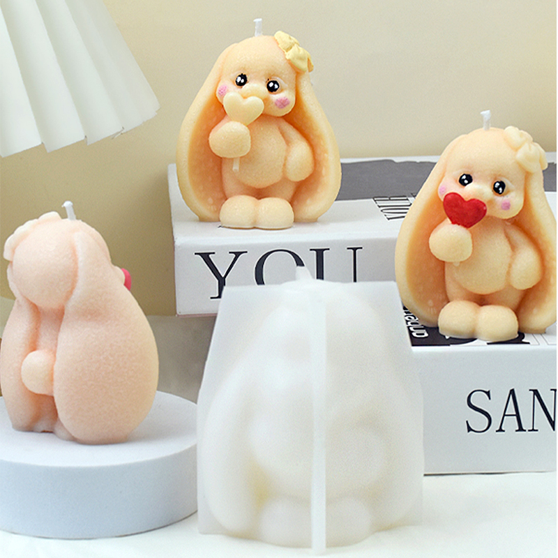 3D Long-eared Rabbit Silicone  - огляд і ціна Bunny Cake Mold