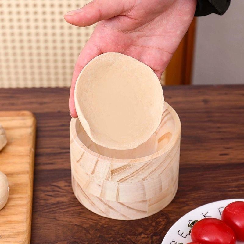 1 Set Wooden Dumpling Maker -  - огляд і ціна Dumpling Press Set