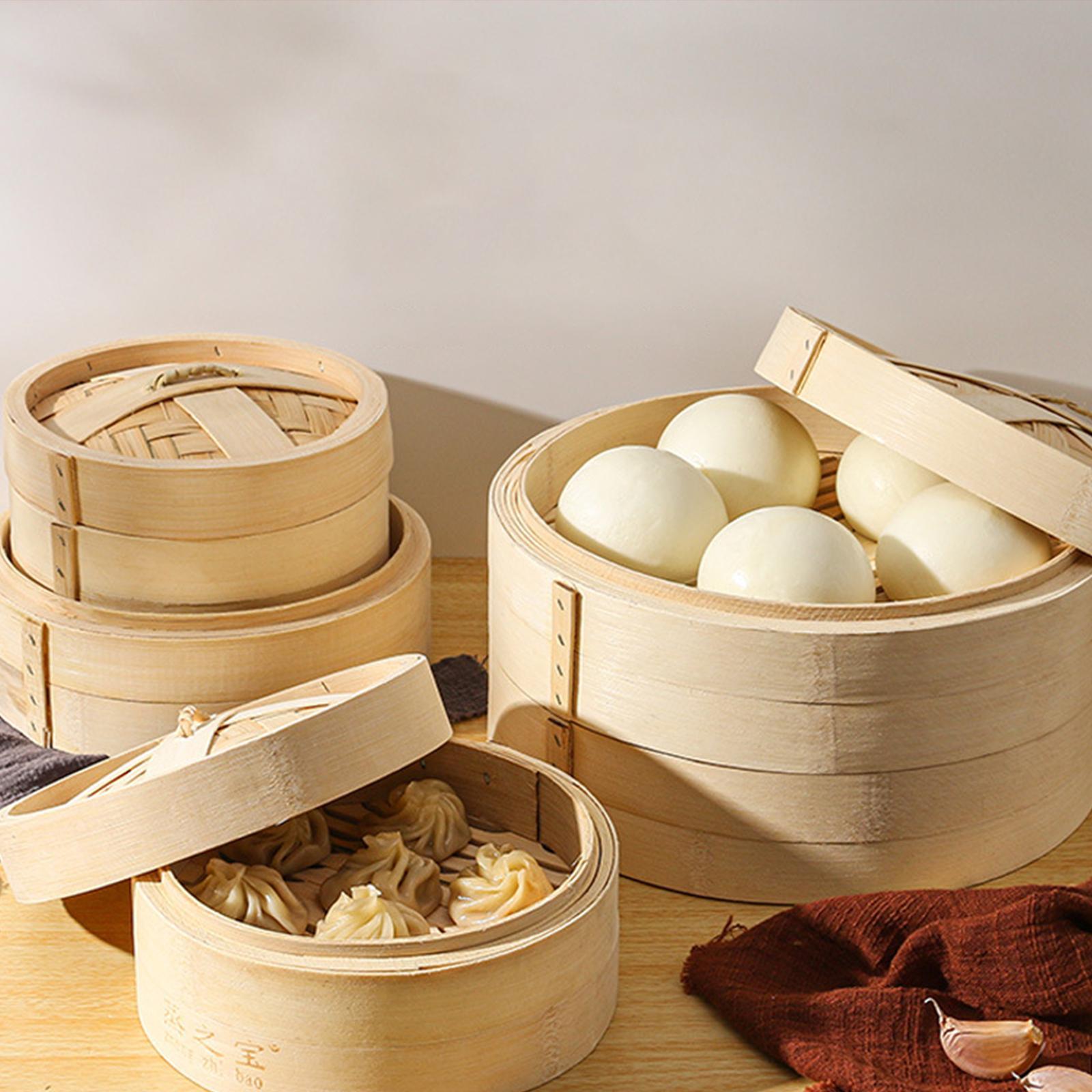 Bamboo Steamer Basket Cooker H - огляд і ціна Bao Steamer Bamboo