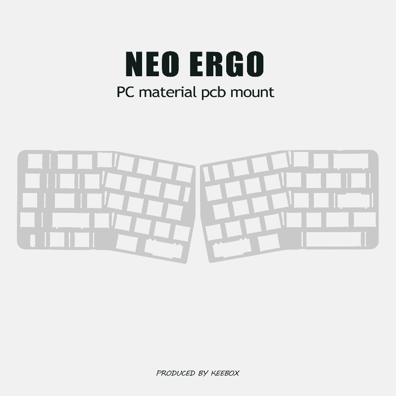 Neo Ergo Keyboard Positioning  - огляд і ціна Crepe Pan Carbon