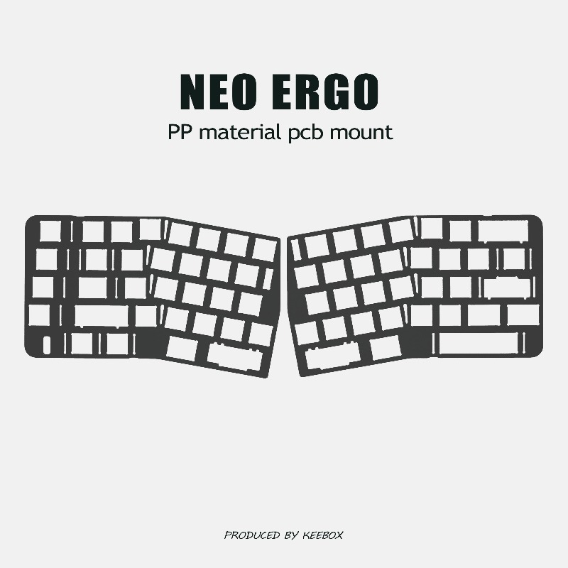 Neo Ergo Keyboard Positioning  - огляд і ціна Crepe Pan Carbon