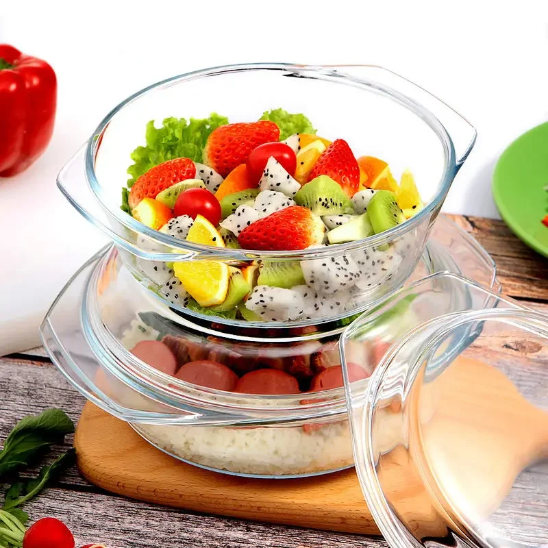 Tempered Glass Bowl with Lid H - огляд і ціна Dim Sum Basket