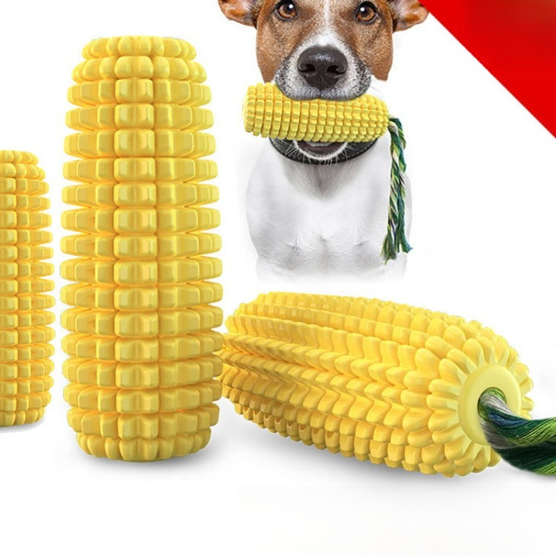 Squeaky Corn Dog Toothbrush Ch - огляд і ціна Corn Dog Stick