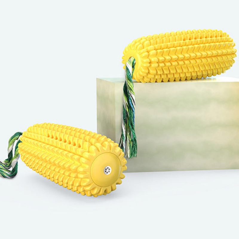 Squeaky Corn Dog Toothbrush Ch - огляд і ціна Corn Dog Stick