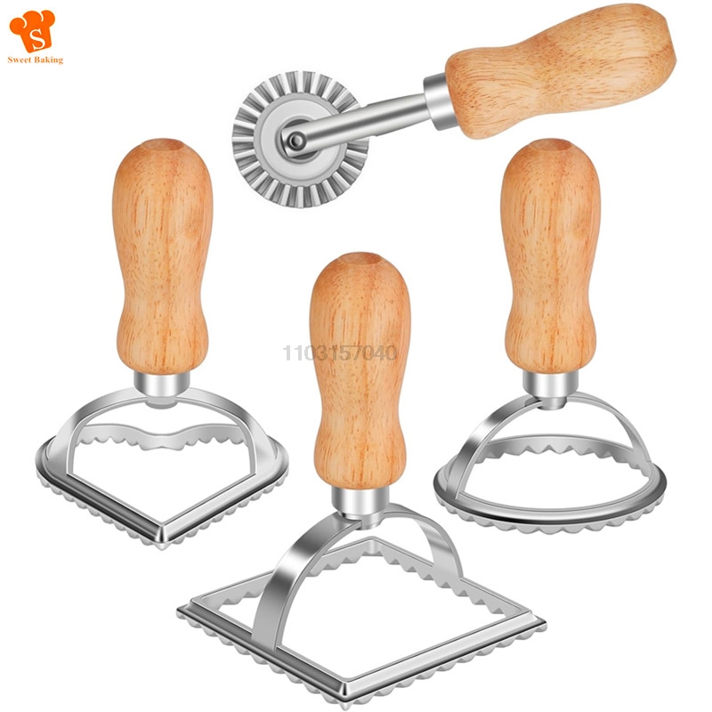 3/4Pcs Manual Pasta Molds Set  - огляд і ціна Dumpling Press Set