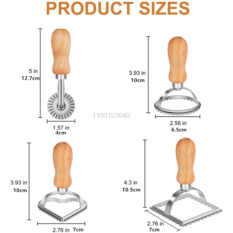 3/4Pcs Manual Pasta Molds Set  - огляд і ціна Dumpling Press Set