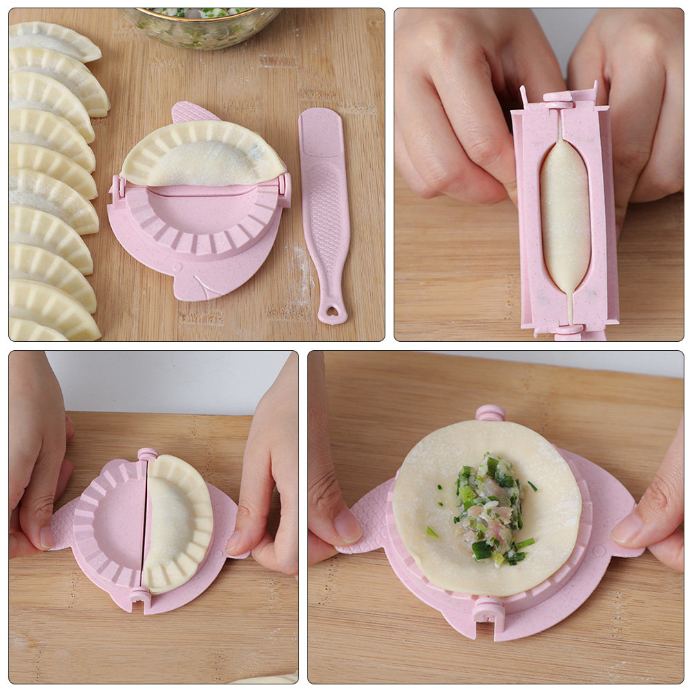 2Pcs Wheat Straw Dumpling Make - огляд і ціна Dumpling Press Set