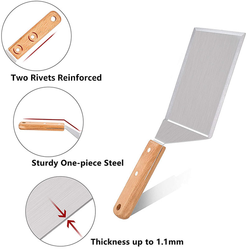 Professional Spatulas Set, Ove - огляд і ціна Okonomiyaki Spatula