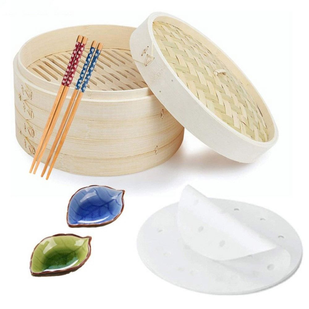 Chinese Steamer Bamboo Steamer - огляд і ціна Bao Steamer Bamboo