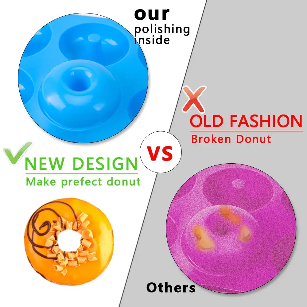 6 Holes Silicone Donut Mold Ba - огляд і ціна Donut Mold Silicone