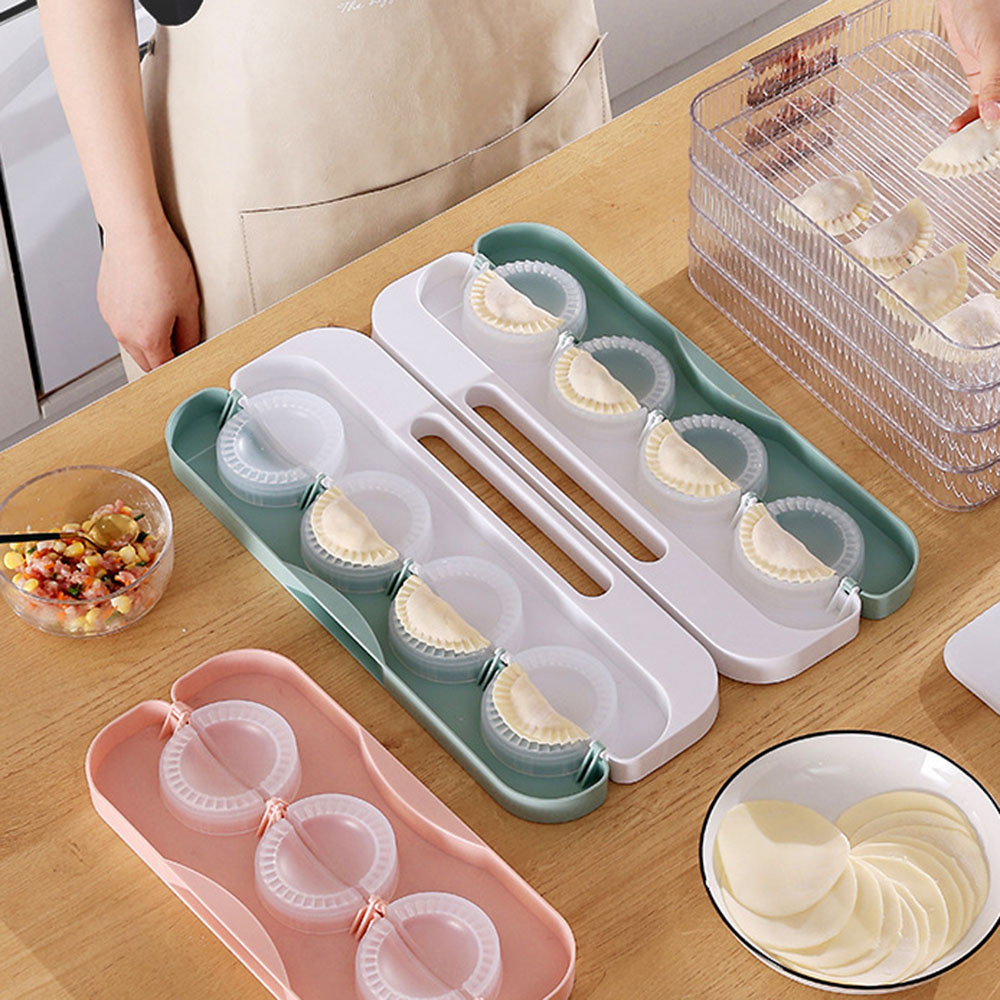 DIY Dumpling Maker 8-Grid Pres - огляд і ціна Dumpling Press Set