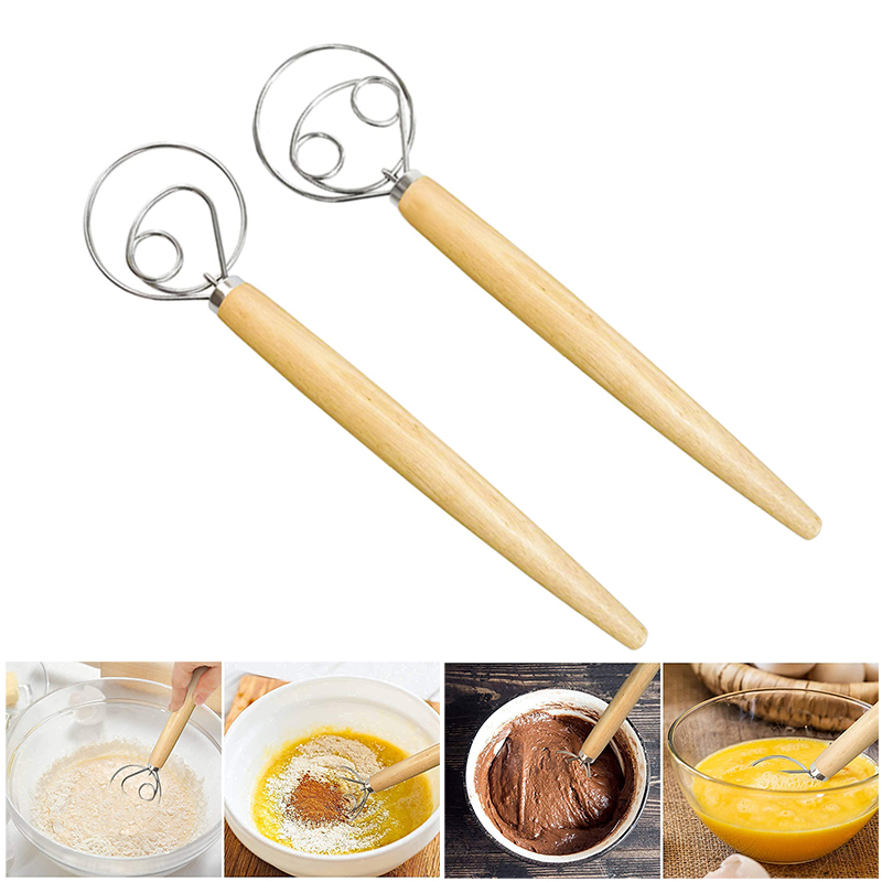 Large Hand Danish Dough Whisk  - огляд і ціна Danish Pancake Pan