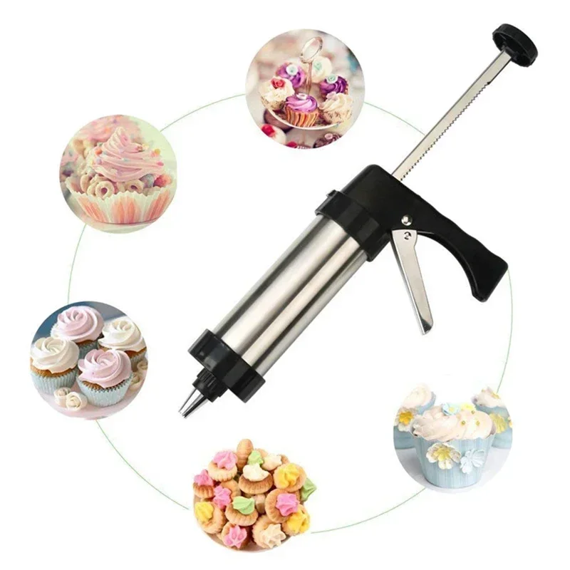 Cookie Press Gun Kit Stainless - огляд і ціна Churros Maker Gun