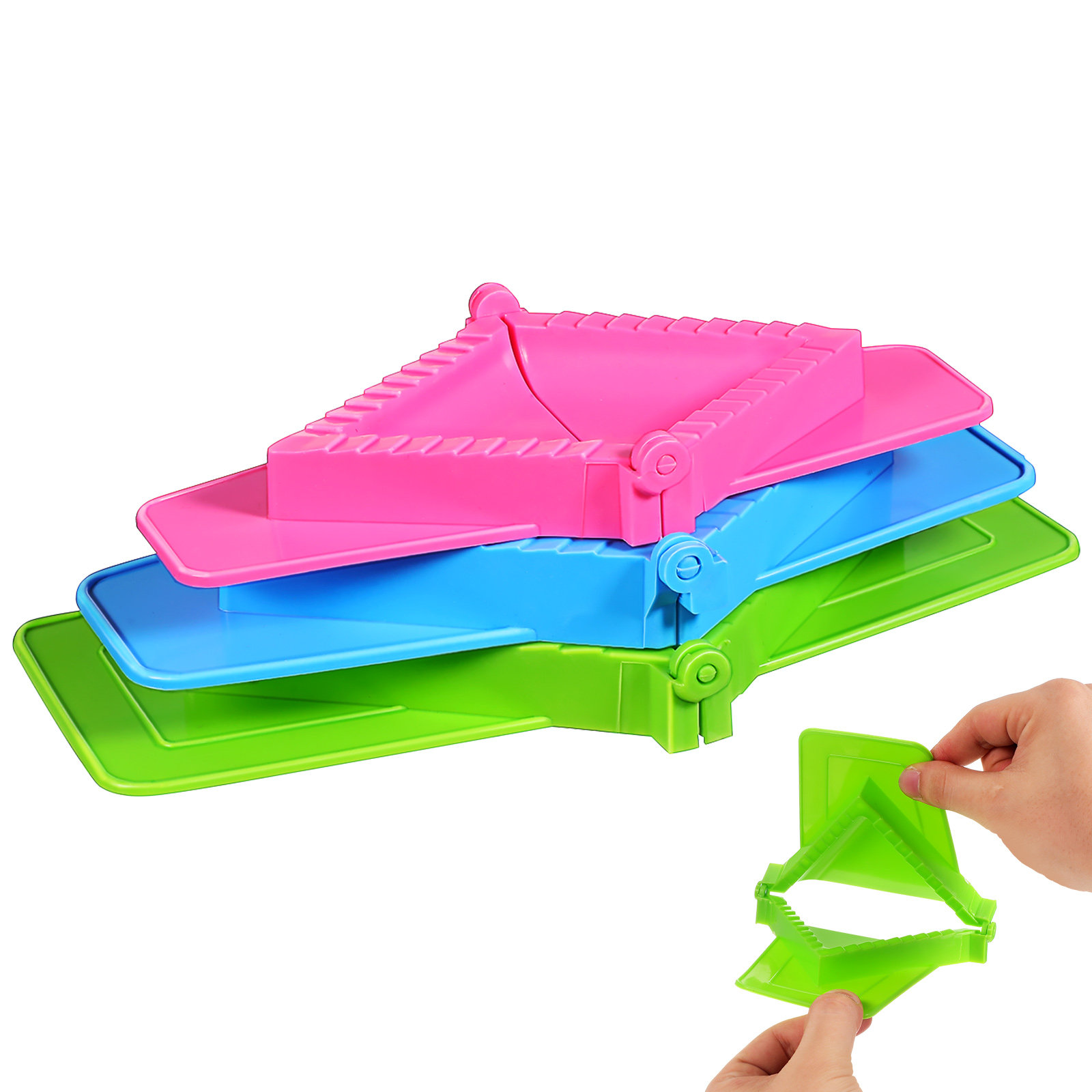 3Pcs Dumpling Mold Plastic Set - огляд і ціна Dumpling Press Set
