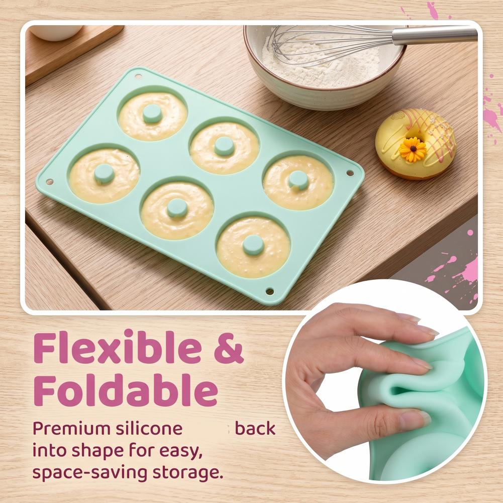 1PC Silicone Donut Mold Baking - огляд і ціна Donut Mold Silicone