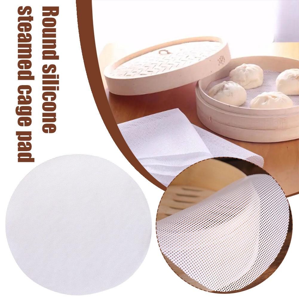 Silicone Bamboo Steamer Liners - огляд і ціна Bao Steamer Bamboo