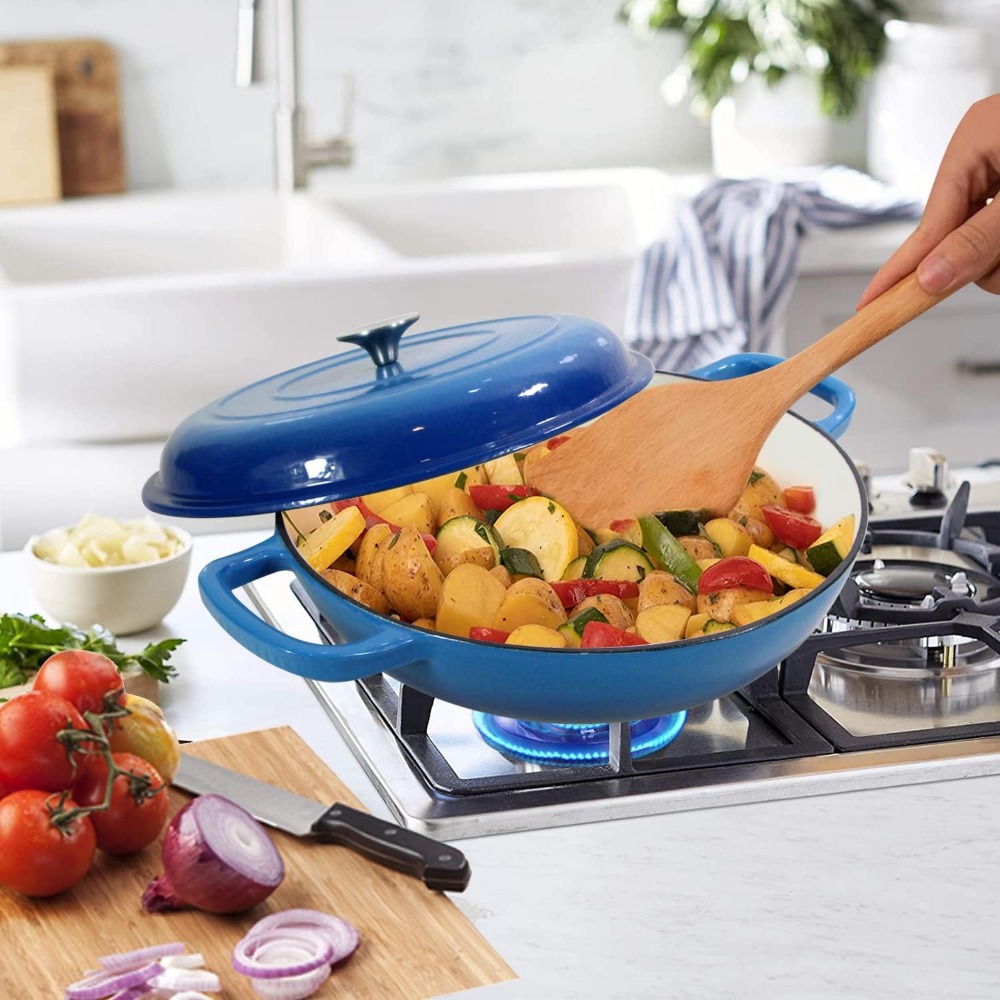4.5L Dutch Oven Soup Pot Cast  - огляд і ціна Cast Iron Corn